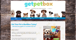 Desktop Screenshot of getpetbox.com